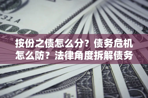 北京按份之债怎么分？债务危机怎么防？法律角度拆解债务分配与风险自保指南