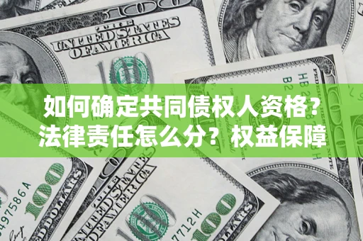 北京如何确定共同债权人资格？法律责任怎么分？权益保障技巧揭秘！