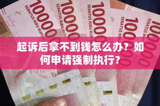 北京起诉后拿不到钱怎么办？如何申请强制执行？