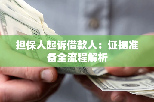 北京担保人起诉借款人：证据准备全流程解析