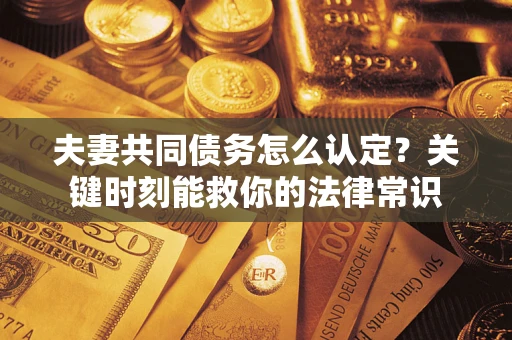北京夫妻共同债务怎么认定？关键时刻能救你的法律常识